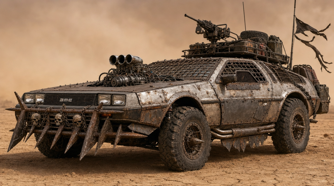 AI Car Transformation: Any Car to Post-Apocalyptic War Machine