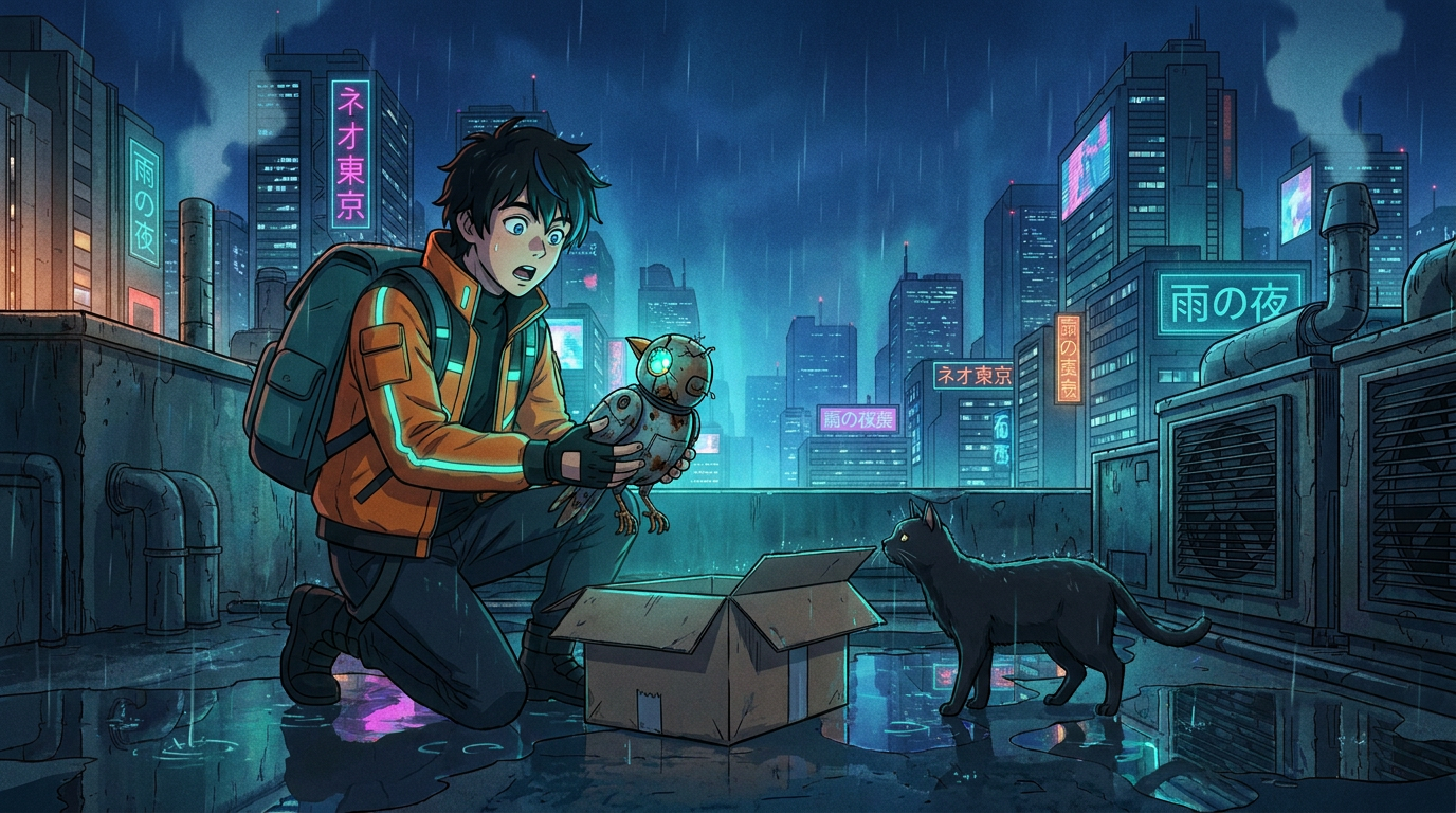 The Delivery — Anime Short Studio (Style-Locked 2-Shot)