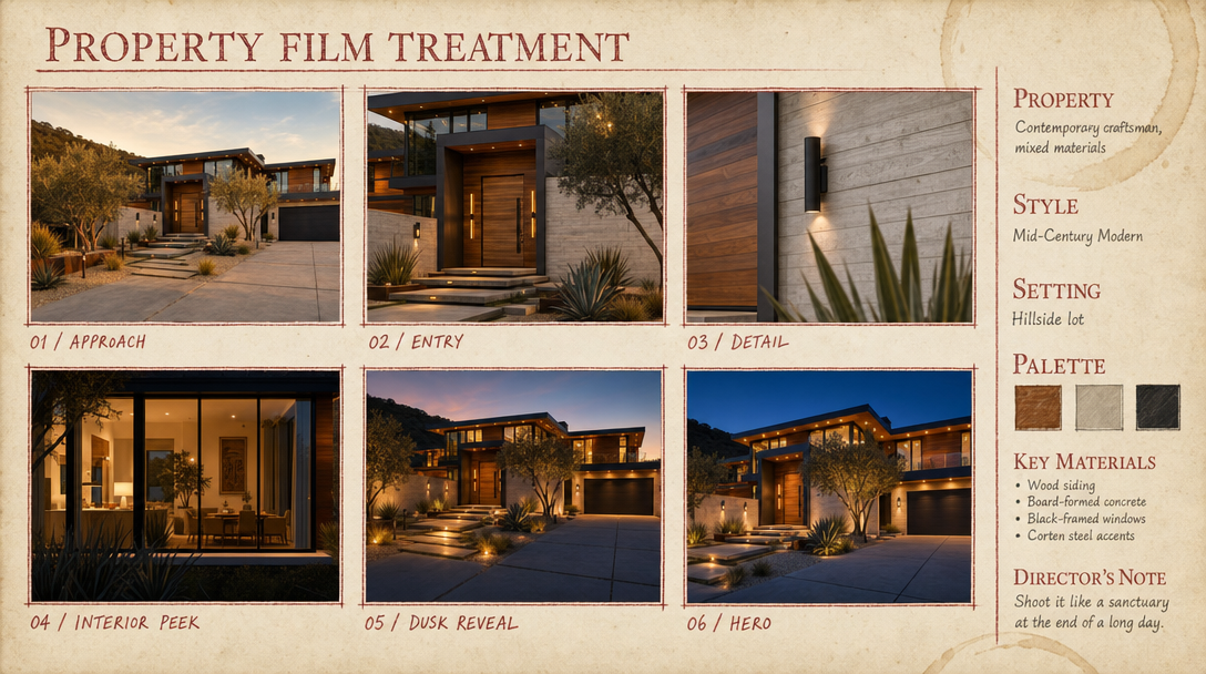 AI Real Estate Video: Cinematic Property Film Treatment