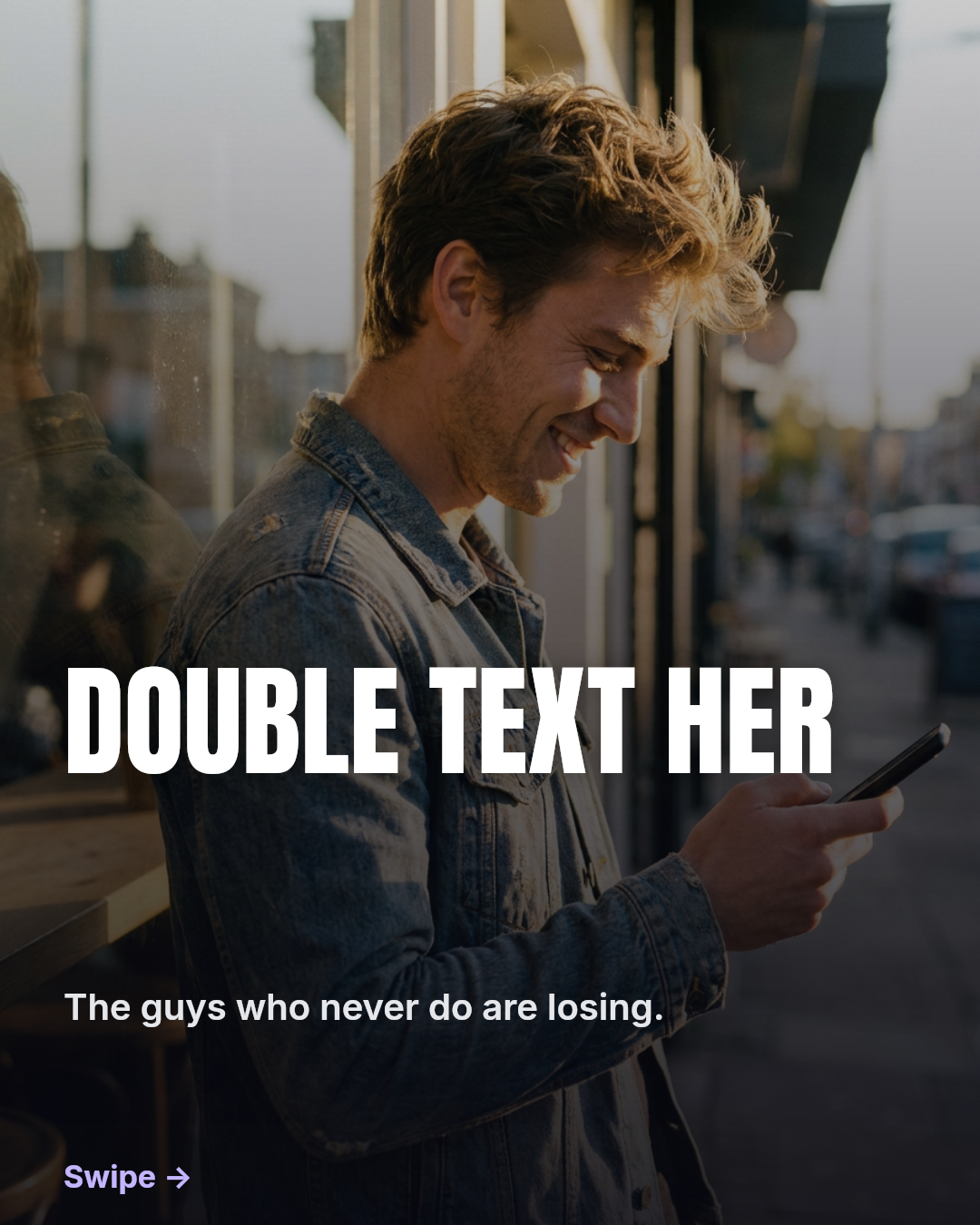 Carousel cover slide: Double-Text Without Desperation