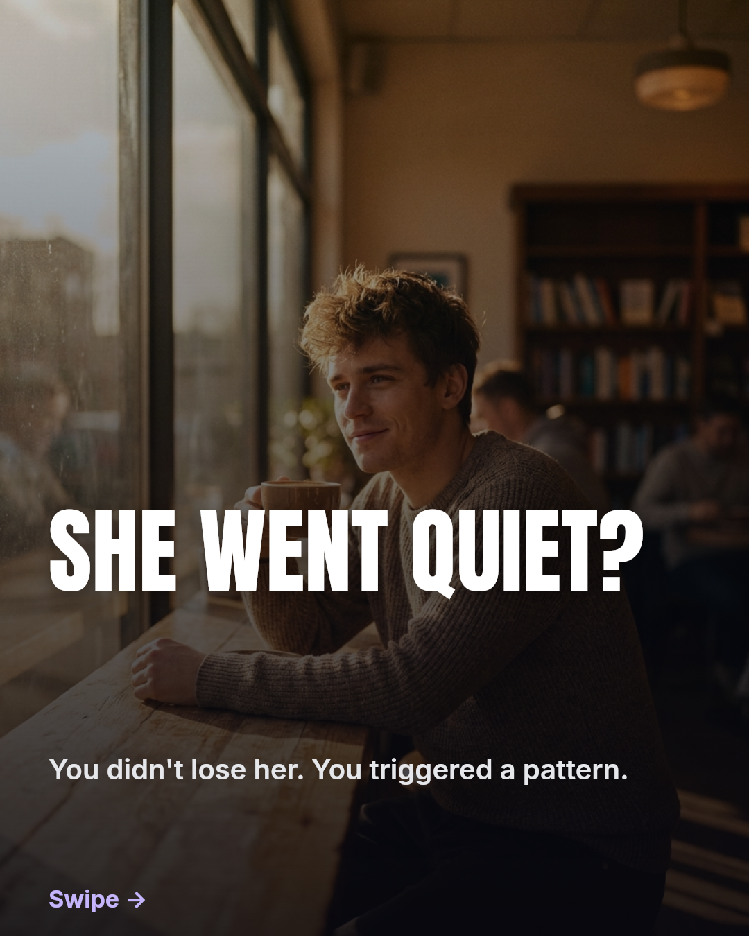 Carousel cover slide: She Stopped Initiating Texts